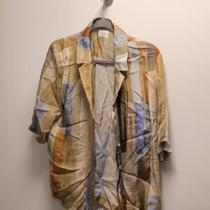 Wilfred Multicolor Abstract Blouse